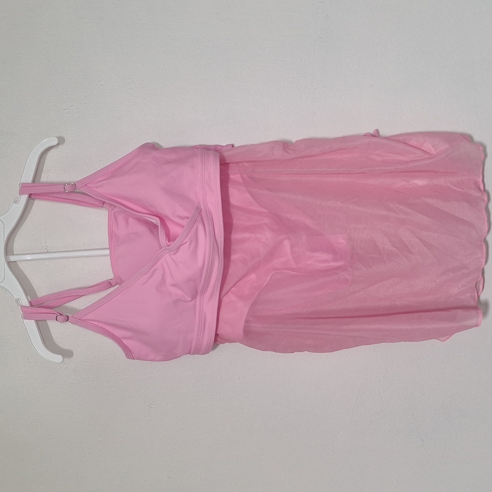 Pink Bikini Set Skirt Girls 11/12